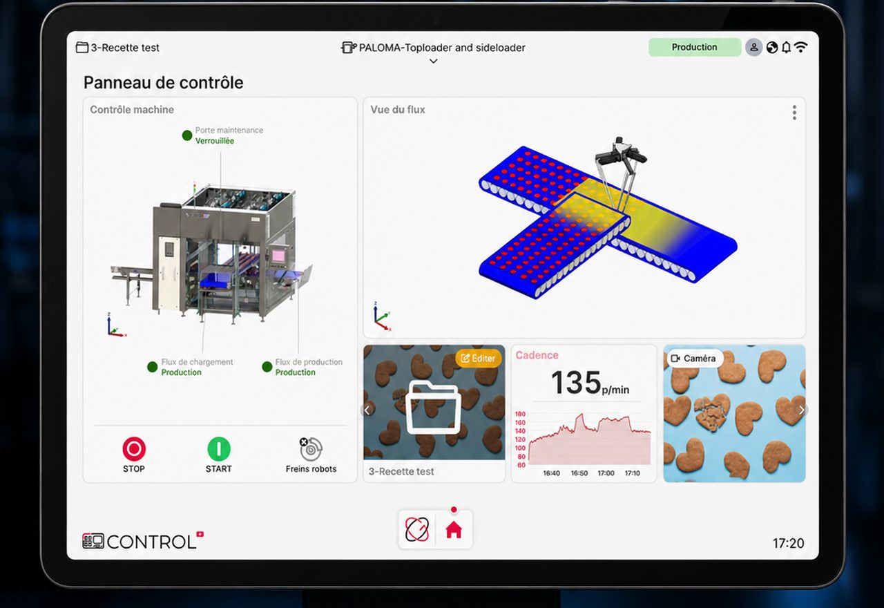 Demaurex software interface — control panel and line supervision